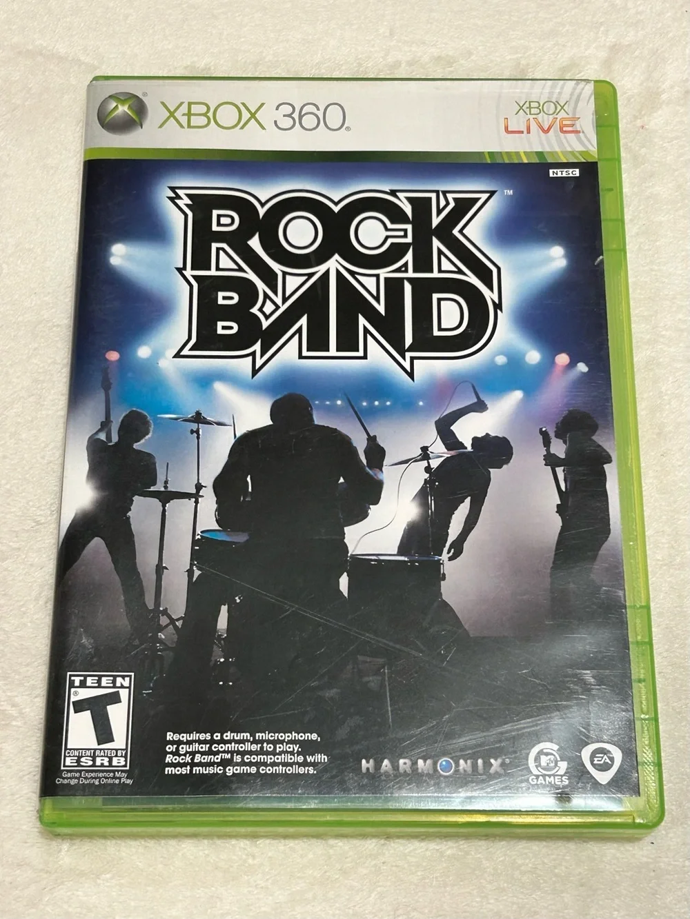 Rock Band (Microsoft Xbox 360, 2007) Complete CIB